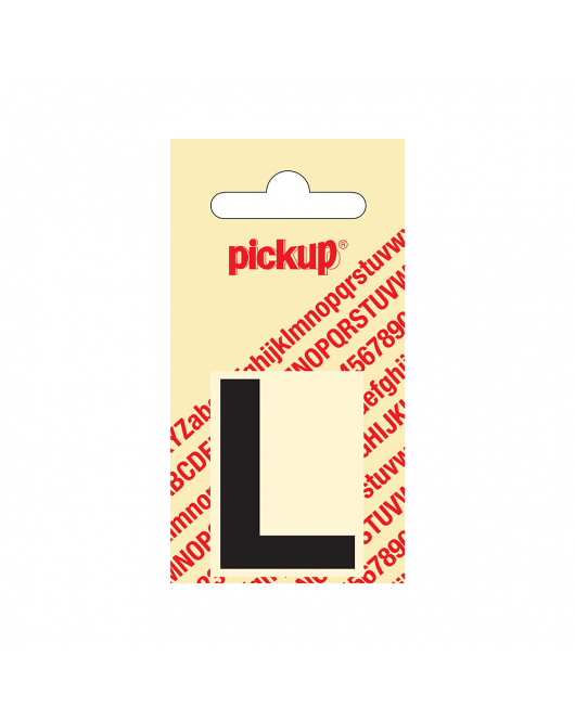 PLAKLETTER HELVETICA 40 MM ZWART L