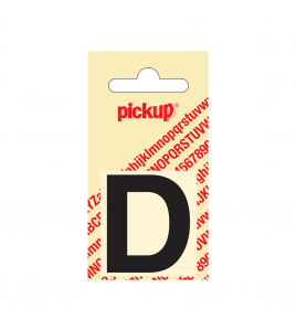 PLAKLETTER HELVETICA 40 MM ZWART D