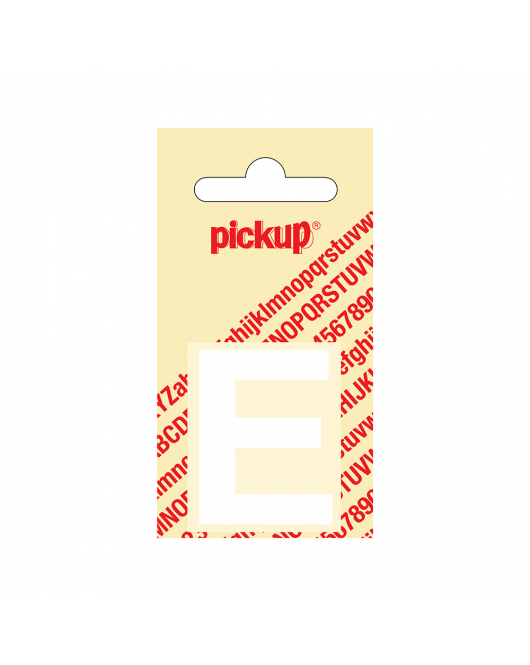 PLAKLETTER HELVETICA 40 MM WIT E