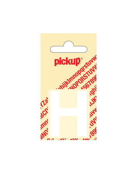 PLAKLETTER HELVETICA 40 MM WIT H