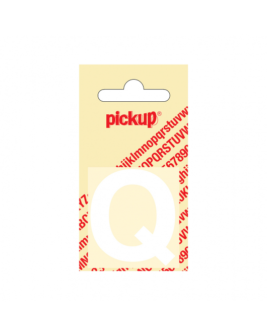 PLAKLETTER HELVETICA 40 MM WIT Q