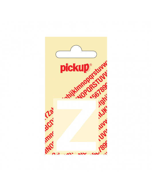 PLAKLETTER HELVETICA 40 MM WIT Z