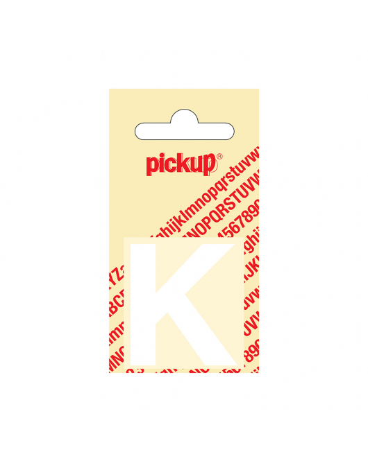 PLAKLETTER HELVETICA 40 MM WIT K
