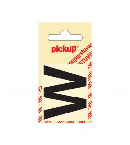 PLAKLETTER HELVETICA 40 MM ZWART W