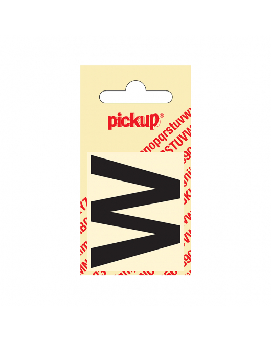 PLAKLETTER HELVETICA 40 MM ZWART W