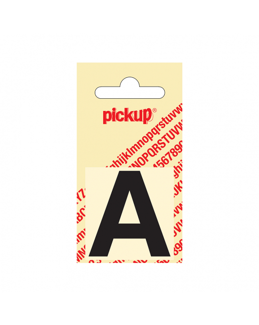 PLAKLETTER HELVETICA 40 MM ZWART A