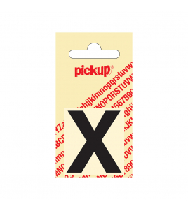 PLAKLETTER HELVETICA 40 MM ZWART X