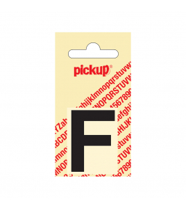 PLAKLETTER HELVETICA 40 MM ZWART F