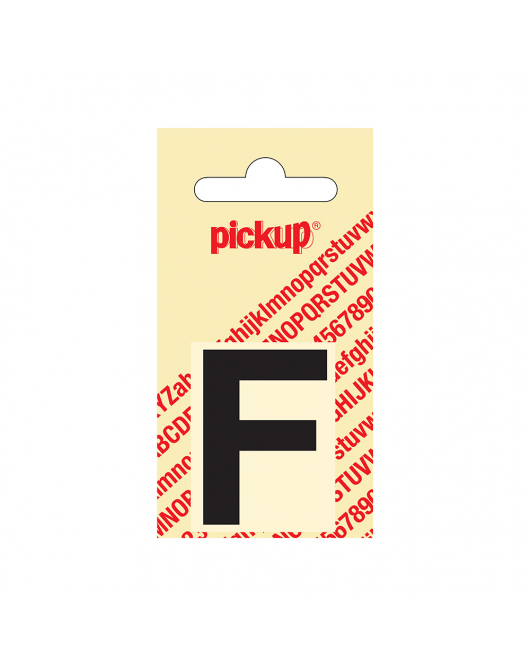 PLAKLETTER HELVETICA 40 MM ZWART F