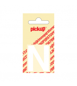 PLAKLETTER HELVETICA 40 MM WIT N