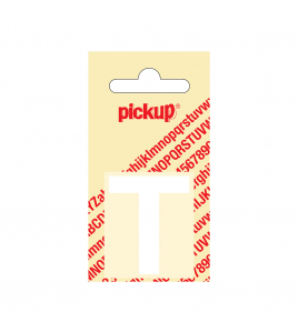 PLAKLETTER HELVETICA 40 MM WIT T