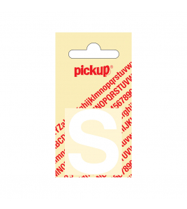 PLAKLETTER HELVETICA 40 MM WIT S