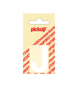 PLAKLETTER HELVETICA 40 MM WIT J