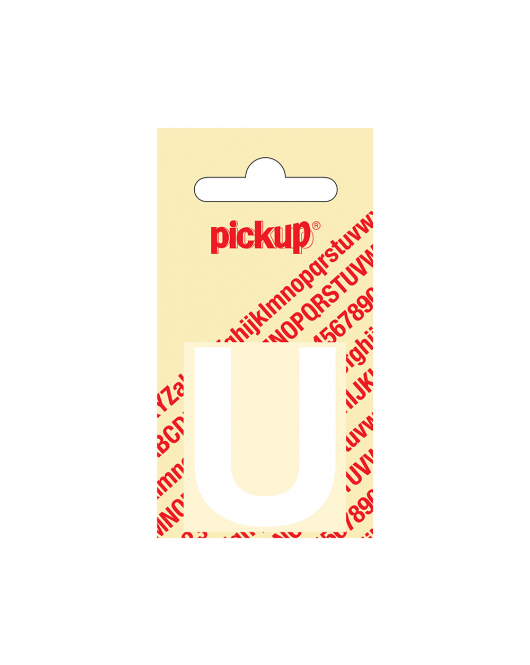 PLAKLETTER HELVETICA 40 MM WIT U
