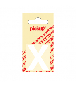 PLAKLETTER HELVETICA 40 MM WIT X