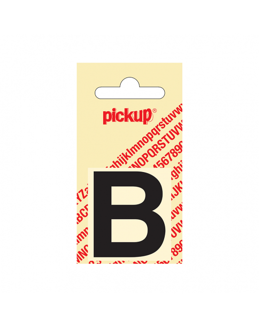 PLAKLETTER HELVETICA 40 MM ZWART B