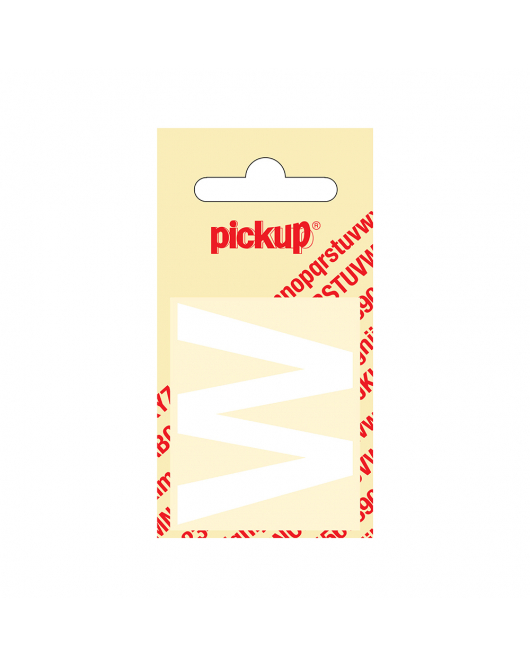 PLAKLETTER HELVETICA 40 MM WIT W