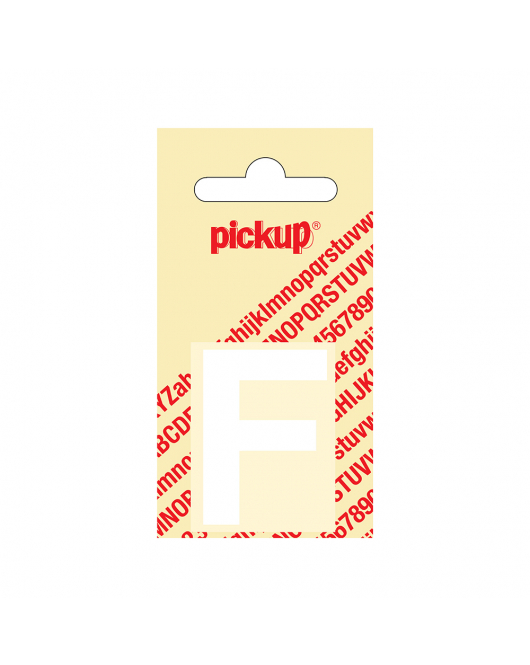 PLAKLETTER HELVETICA 40 MM WIT F