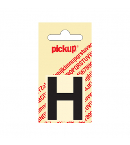 PLAKLETTER HELVETICA 40 MM ZWART H