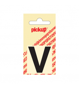 PLAKLETTER HELVETICA 40 MM ZWART V