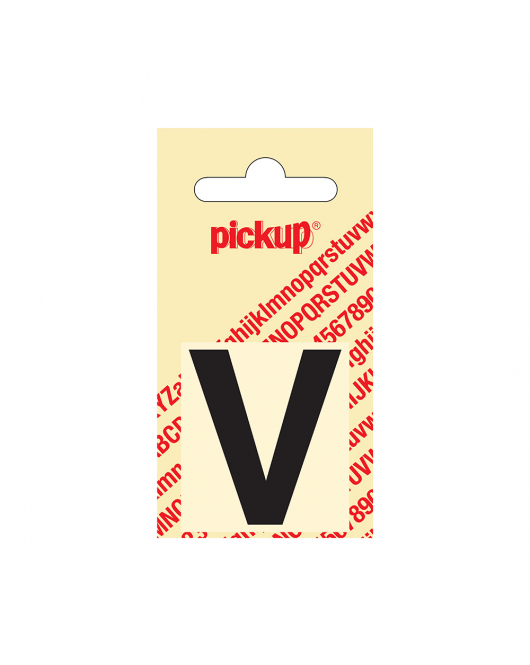 PLAKLETTER HELVETICA 40 MM ZWART V