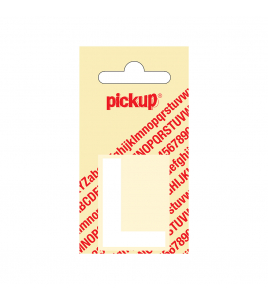 PLAKLETTER HELVETICA 40 MM WIT L