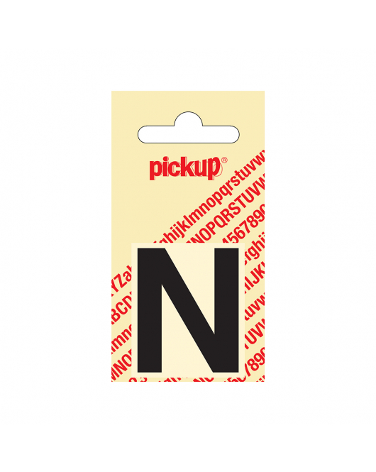 PLAKLETTER HELVETICA 40 MM ZWART N