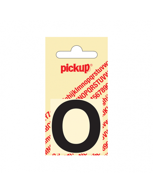 PLAKLETTER HELVETICA 40 MM ZWART O