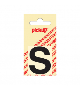 PLAKLETTER HELVETICA 40 MM ZWART S