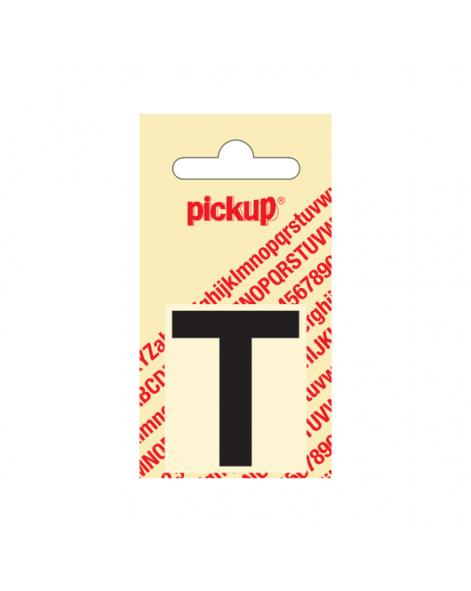 PLAKLETTER HELVETICA 40 MM ZWART T