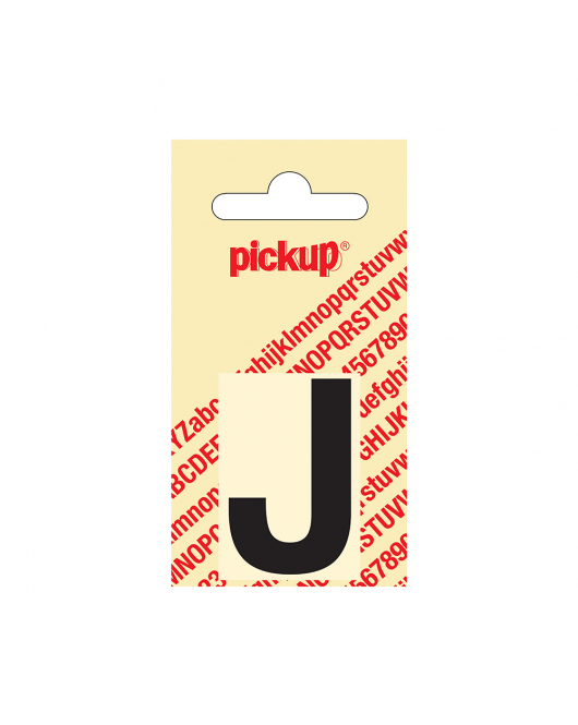 PLAKLETTER HELVETICA 40 MM ZWART J