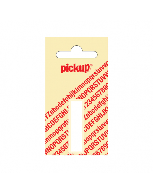 PLAKLETTER HELVETICA 40 MM WIT I