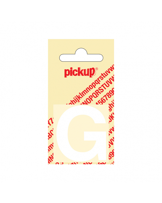 PLAKLETTER HELVETICA 40 MM WIT G