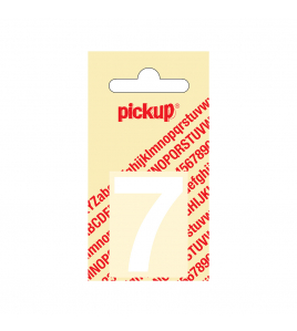 PLAKCIJFER HELVETICA 40 MM WIT 7