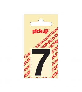 PLAKCIJFER HELVETICA 40 MM ZWART 7