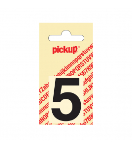 PLAKCIJFER HELVETICA 40 MM ZWART 5