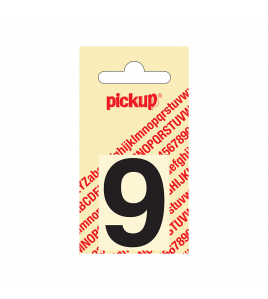 PLAKCIJFER HELVETICA 40 MM ZWART 9