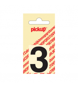 PLAKCIJFER HELVETICA 40 MM ZWART 3