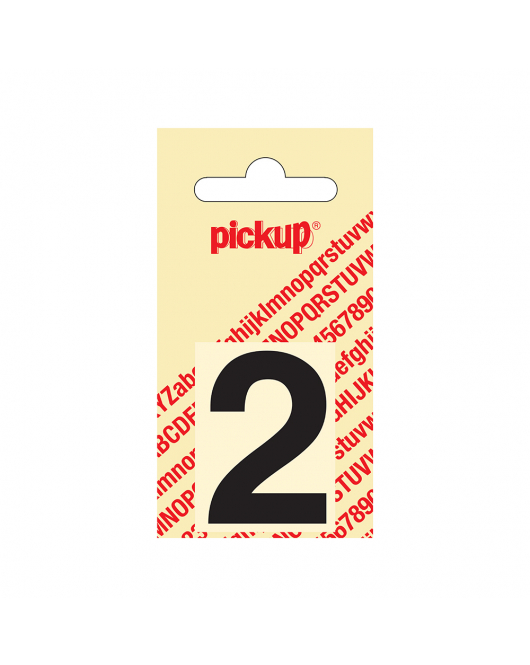 PLAKCIJFER HELVETICA 40 MM ZWART 2