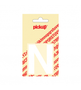 PLAKLETTER HELVETICA 60 MM WIT N
