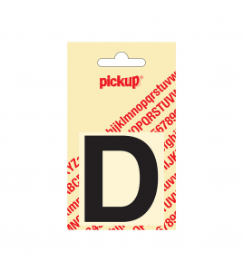 PLAKLETTER HELVETICA 60 MM ZWART D