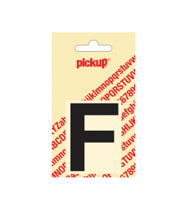 PLAKLETTER HELVETICA 60 MM ZWART F