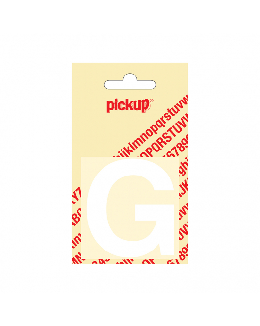 PLAKLETTER HELVETICA 60 MM WIT G