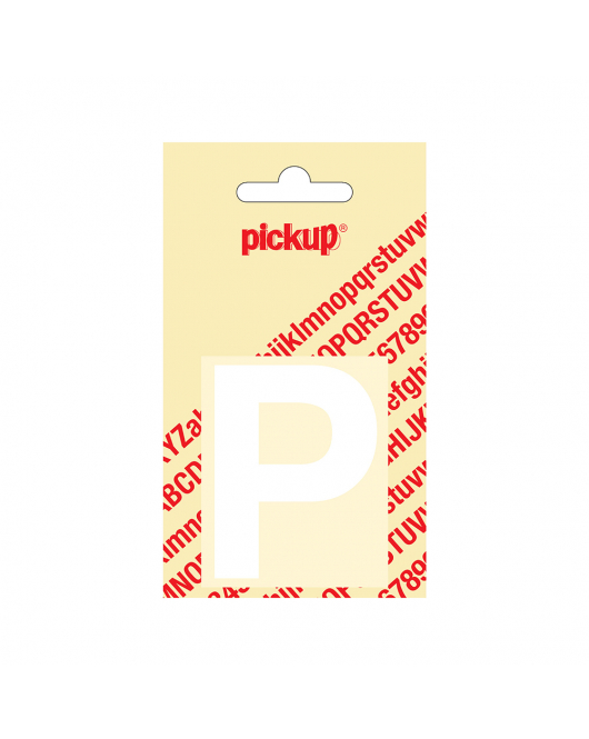 PLAKLETTER HELVETICA 60 MM WIT P
