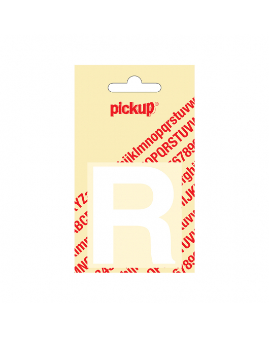 PLAKLETTER HELVETICA 60 MM WIT R