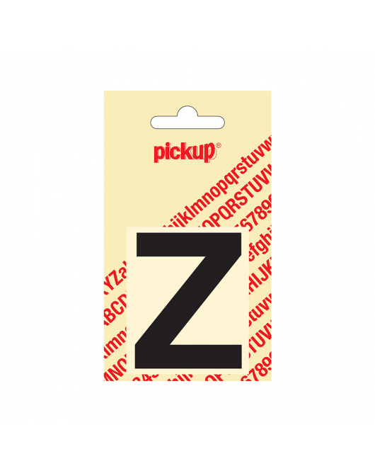 PLAKLETTER HELVETICA 60 MM ZWART Z