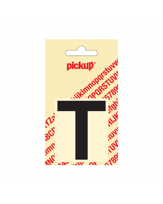 PLAKLETTER HELVETICA 60 MM ZWART T