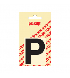 PLAKLETTER HELVETICA 60 MM ZWART P