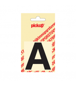 PLAKLETTER HELVETICA 60 MM ZWART A