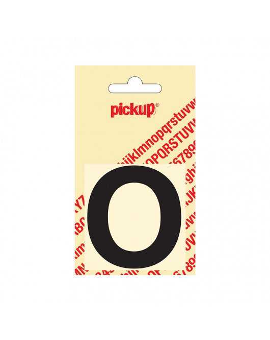 PLAKLETTER HELVETICA 60 MM ZWART O